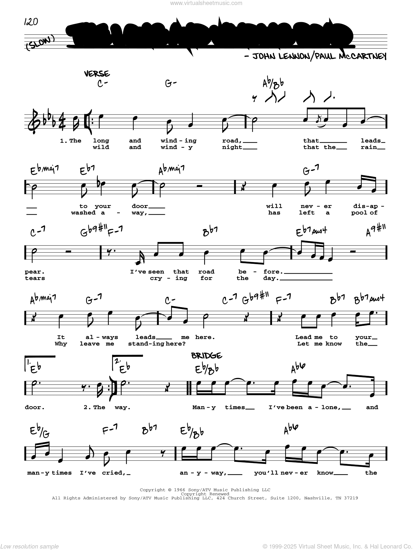 The Long And Winding Road [Jazz version]