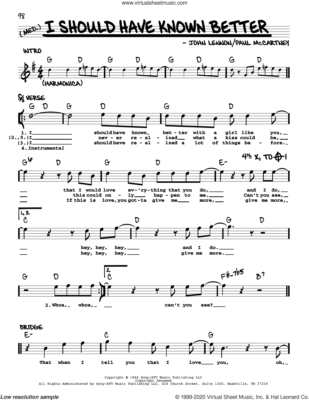I Should Have Known Better [Jazz version]