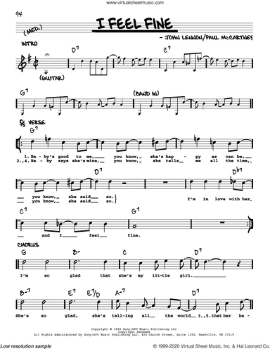 I Feel Fine [Jazz version]