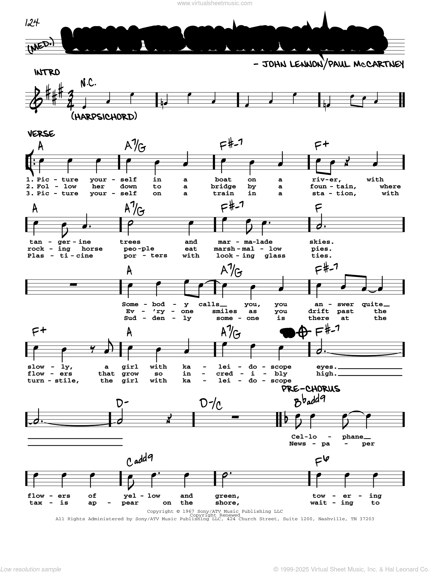 Lucy In The Sky With Diamonds [Jazz version]