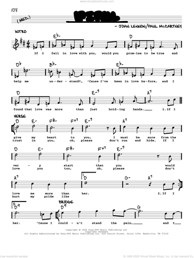 If I Fell [Jazz version]