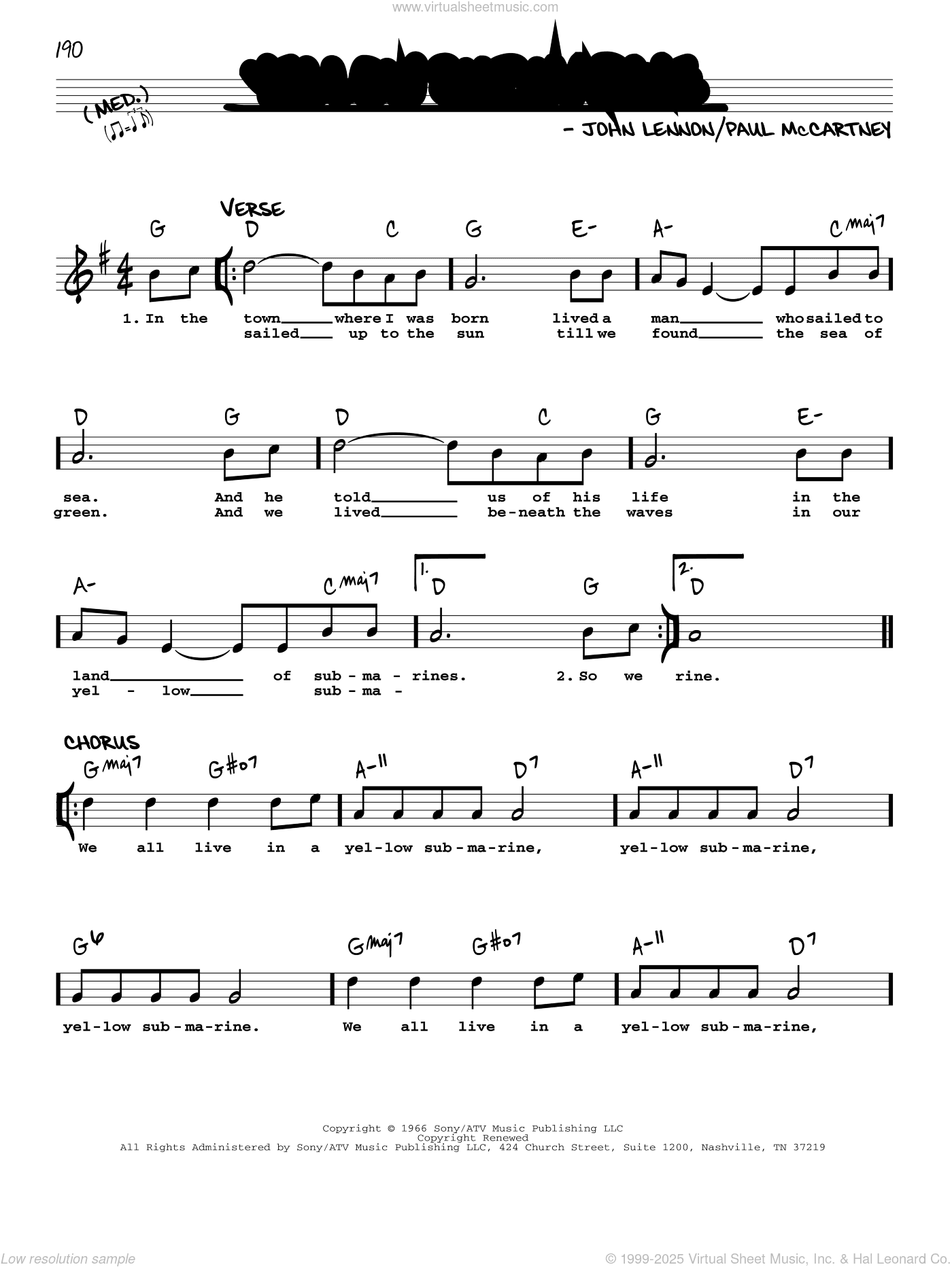 Yellow Submarine [Jazz version]