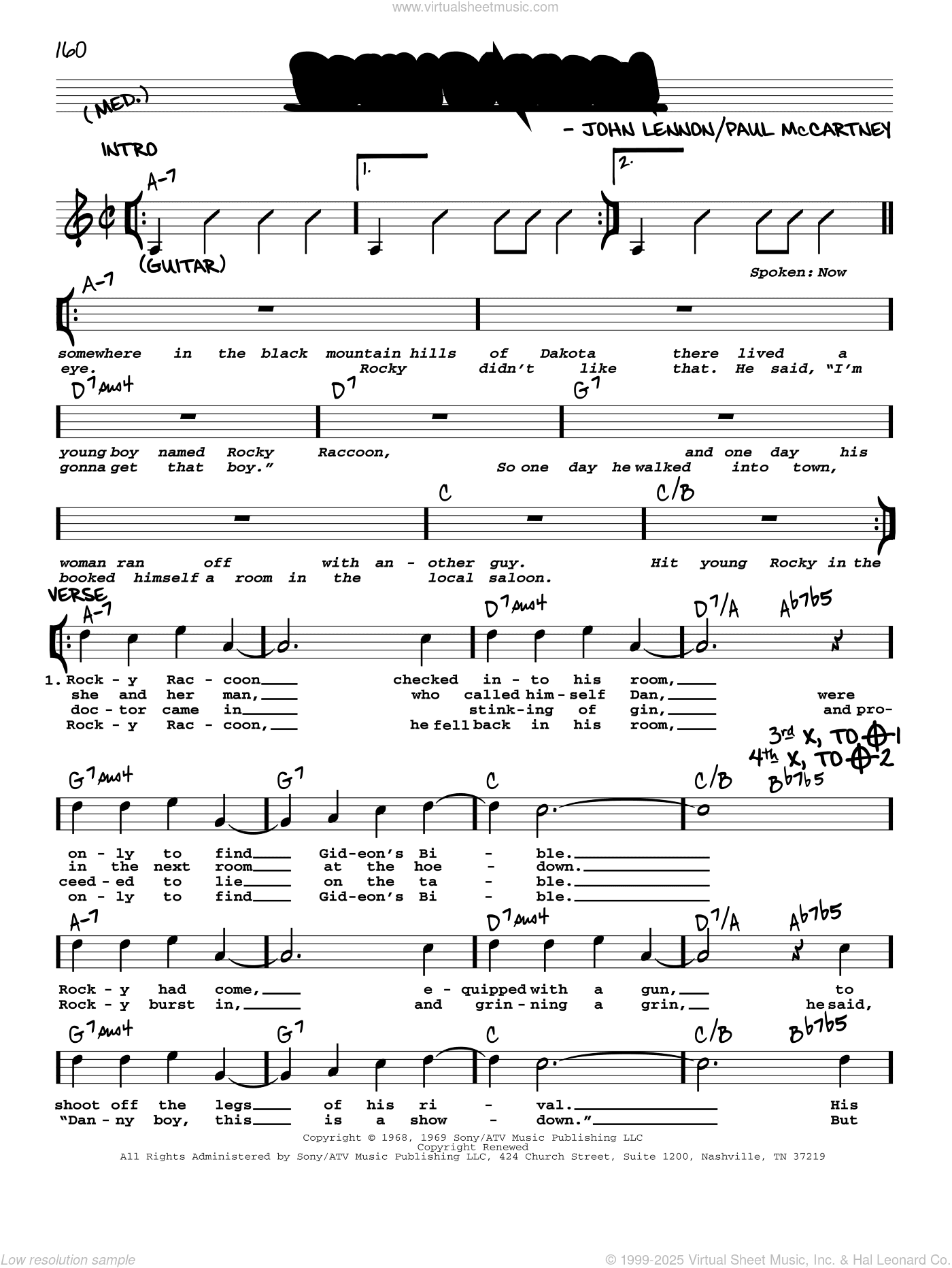 Rocky Raccoon [Jazz version]