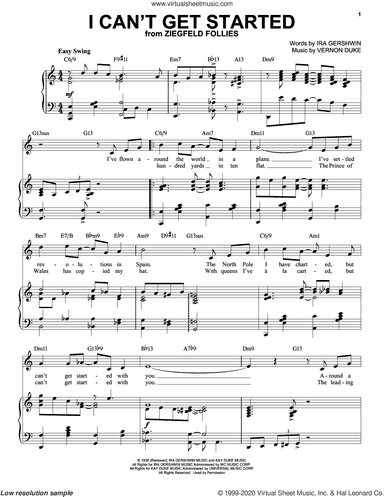 I Can't Get Started [Jazz version] (arr. Brent Edstrom)