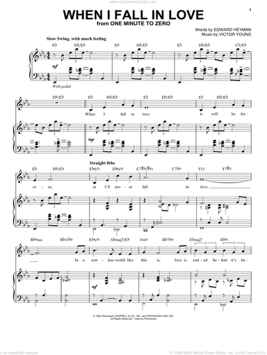 When I Fall In Love [Jazz version] (arr. Brent Edstrom)
