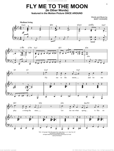 Fly Me To The Moon (In Other Words) [Jazz version] (arr. Brent Edstrom)