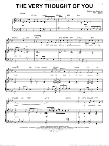 The Very Thought Of You [Jazz version] (arr. Brent Edstrom)