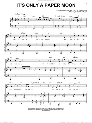 It's Only A Paper Moon [Jazz version] (arr. Brent Edstrom)