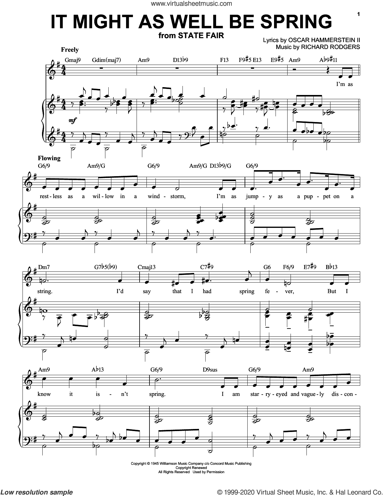 It Might As Well Be Spring [Jazz version] (arr. Brent Edstrom)