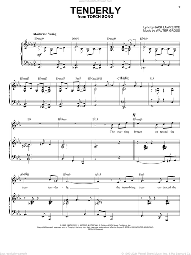 Tenderly [Jazz version] (arr. Brent Edstrom)