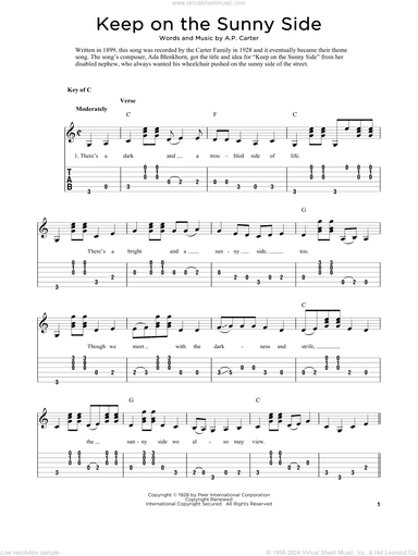 Keep On The Sunny Side (arr. Fred Sokolow)