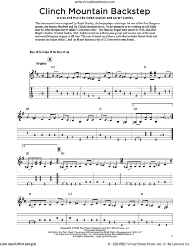 Clinch Mountain Backstep (arr. Fred Sokolow)