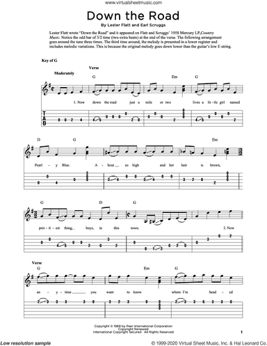Down The Road (arr. Fred Sokolow)