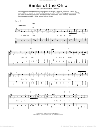 Banks Of The Ohio (arr. Fred Sokolow)