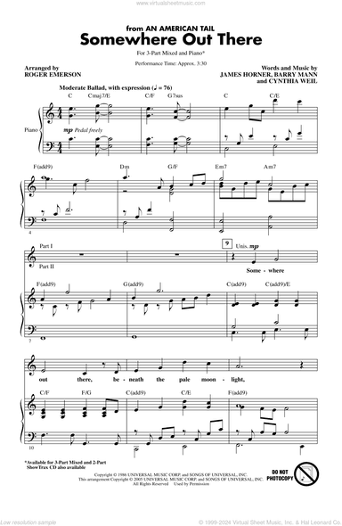 Somewhere Out There (from An American Tail) (arr. Roger Emerson)