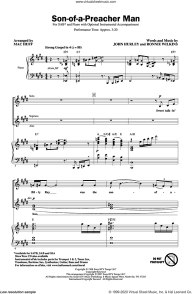 Son-Of-A-Preacher Man (arr. Mac Huff)