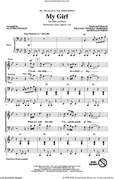 My Girl (arr. Alan Billingsley)
