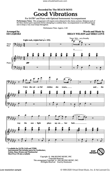 Good Vibrations (arr. Ed Lojeski)