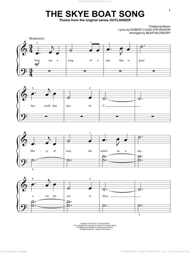 The Skye Boat Song (from Outlander) (arr. Bear McCreary)