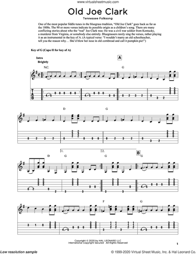 Old Joe Clark (arr. Fred Sokolow)