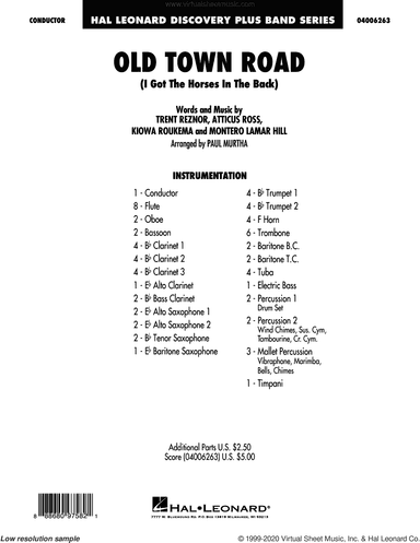 Old Town Road (arr. Paul Murtha) (COMPLETE)