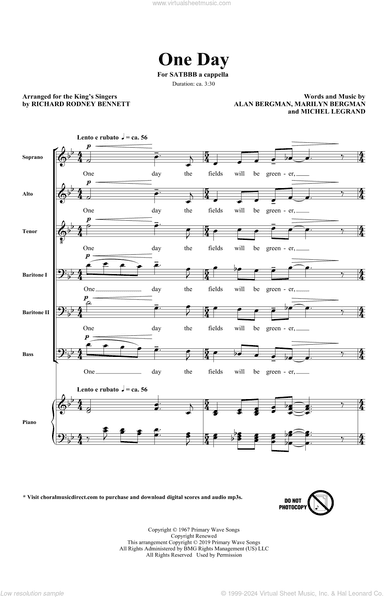 One Day (arr. Richard Rodney Bennett)