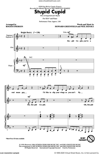 Stupid Cupid (arr. Roger Emerson)