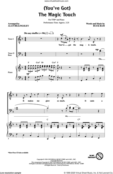 (You've Got) The Magic Touch (arr. Alan Billingsley)