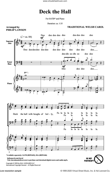 Deck The Hall (arr. Philip Lawson)