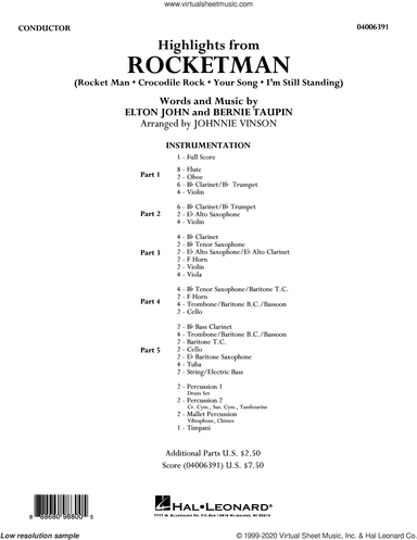 Highlights from Rocketman (arr. Johnnie Vinson)