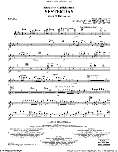 Highlights from Yesterday (Music Of The Beatles) (arr. Michael Brown)