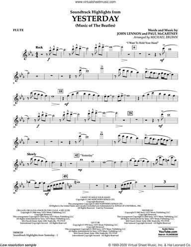 Highlights from Yesterday (Music Of The Beatles) (arr. Michael Brown)