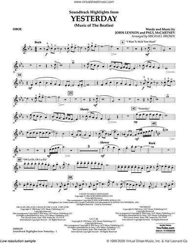 Highlights from Yesterday (Music Of The Beatles) (arr. Michael Brown)