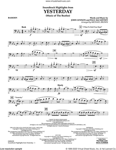 Highlights from Yesterday (Music Of The Beatles) (arr. Michael Brown)