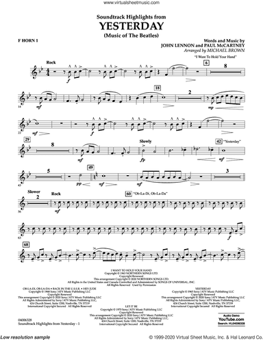Highlights from Yesterday (Music Of The Beatles) (arr. Michael Brown)