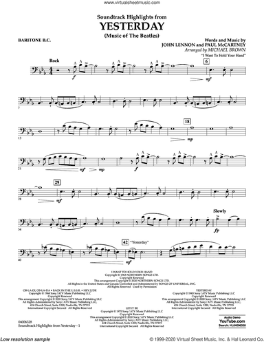 Highlights from Yesterday (Music Of The Beatles) (arr. Michael Brown)