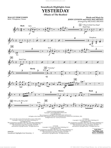 Highlights from Yesterday (Music Of The Beatles) (arr. Michael Brown)