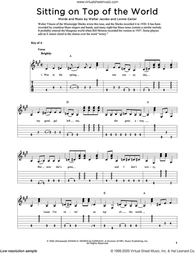 Sitting On Top Of The World (arr. Fred Sokolow)