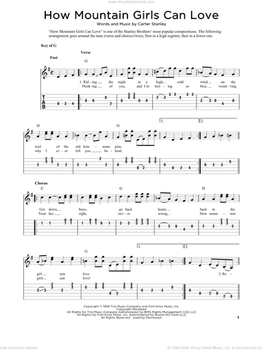 How Mountain Girls Can Love (arr. Fred Sokolow)