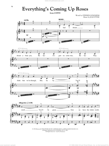 Everything's Coming Up Roses (from Gypsy) (arr. Richard Walters)