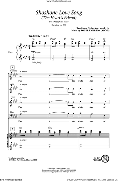 Shoshone Love Song (The Heart's Friend)