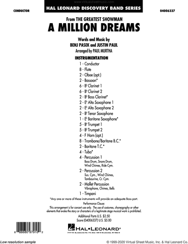 A Million Dreams (from The Greatest Showman) (arr. Paul Murtha)