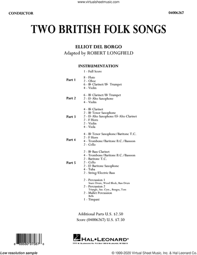 Two British Folk Songs (arr. Robert Longfield)