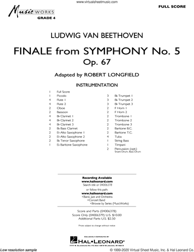 Finale from Symphony No. 5 (arr. Robert Longfield)