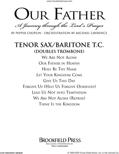 Our Father, a journey through the lord's prayer
