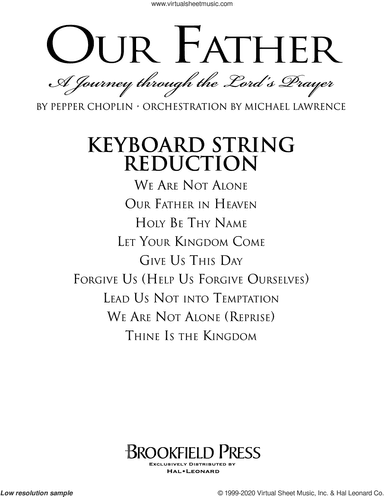 Our Father, a journey through the lord's prayer