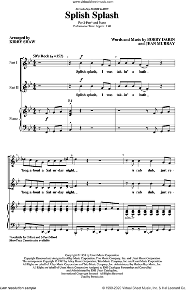 Splish Splash (arr. Kirby Shaw)