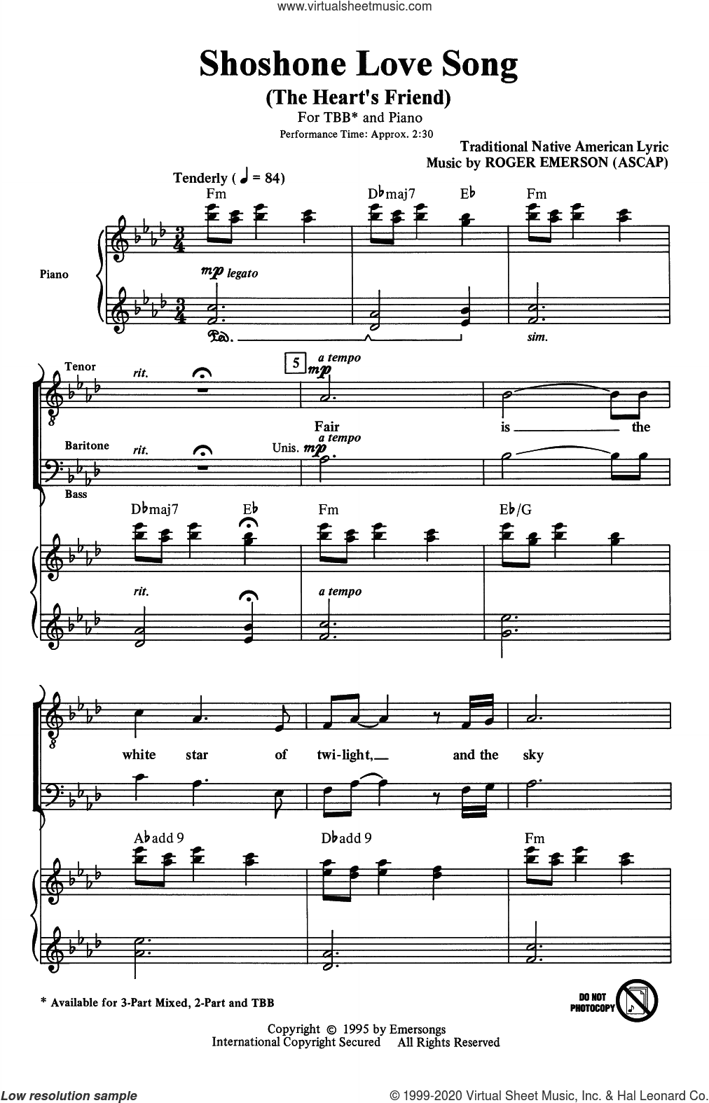 Shoshone Love Song (The Heart's Friend)