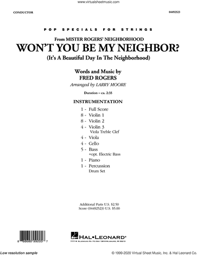 Won't You Be My Neighbor? (arr. Larry Moore)