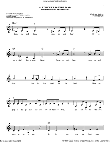 Alexander's Ragtime Band